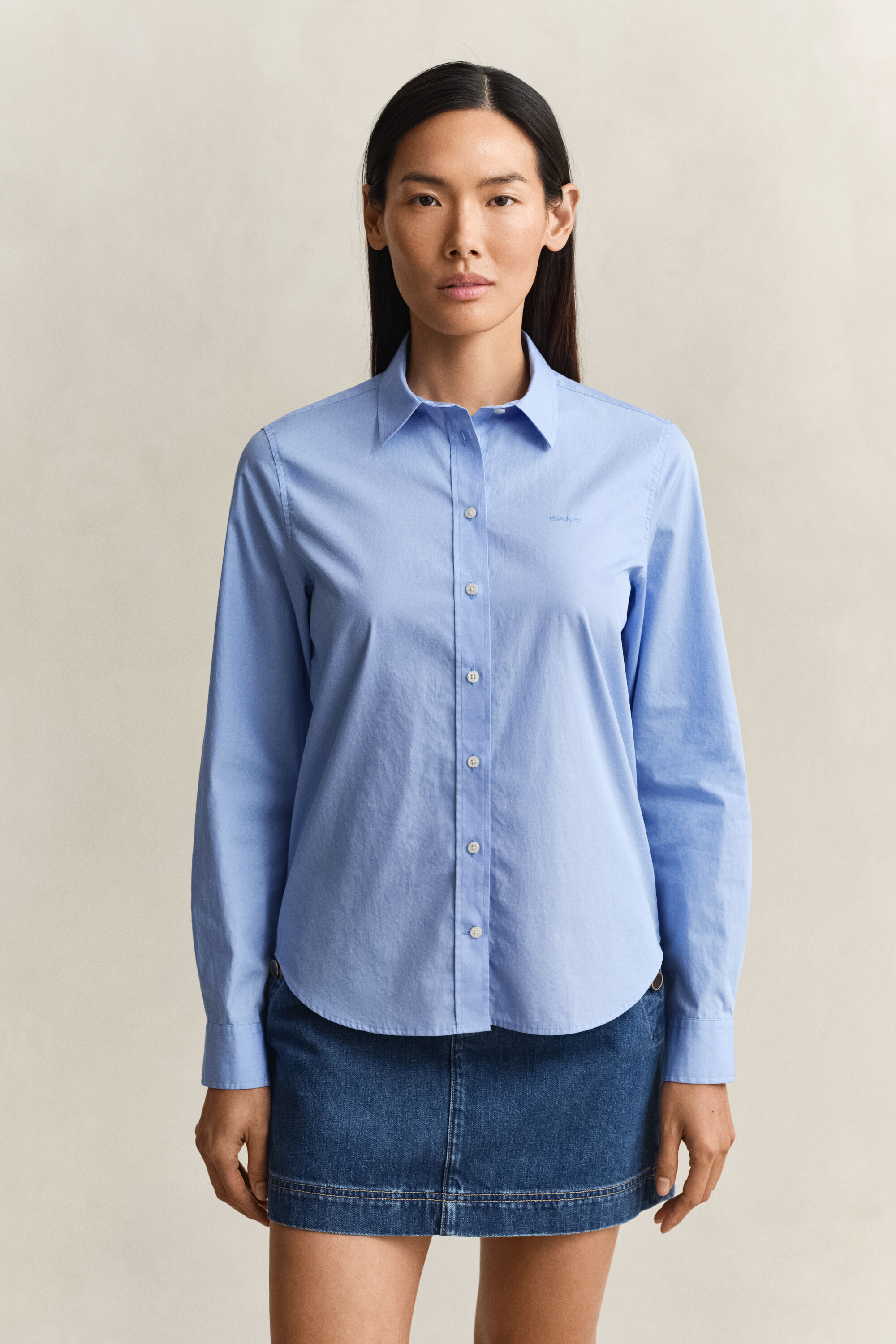 Camisa em popelina Classic regular fit