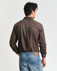 Camisa estampada com padrão Paisley regular fit