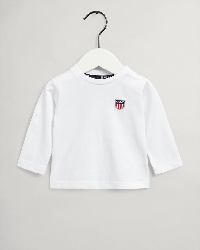 T-shirt de manga comprida Retro Shield Baby Boy