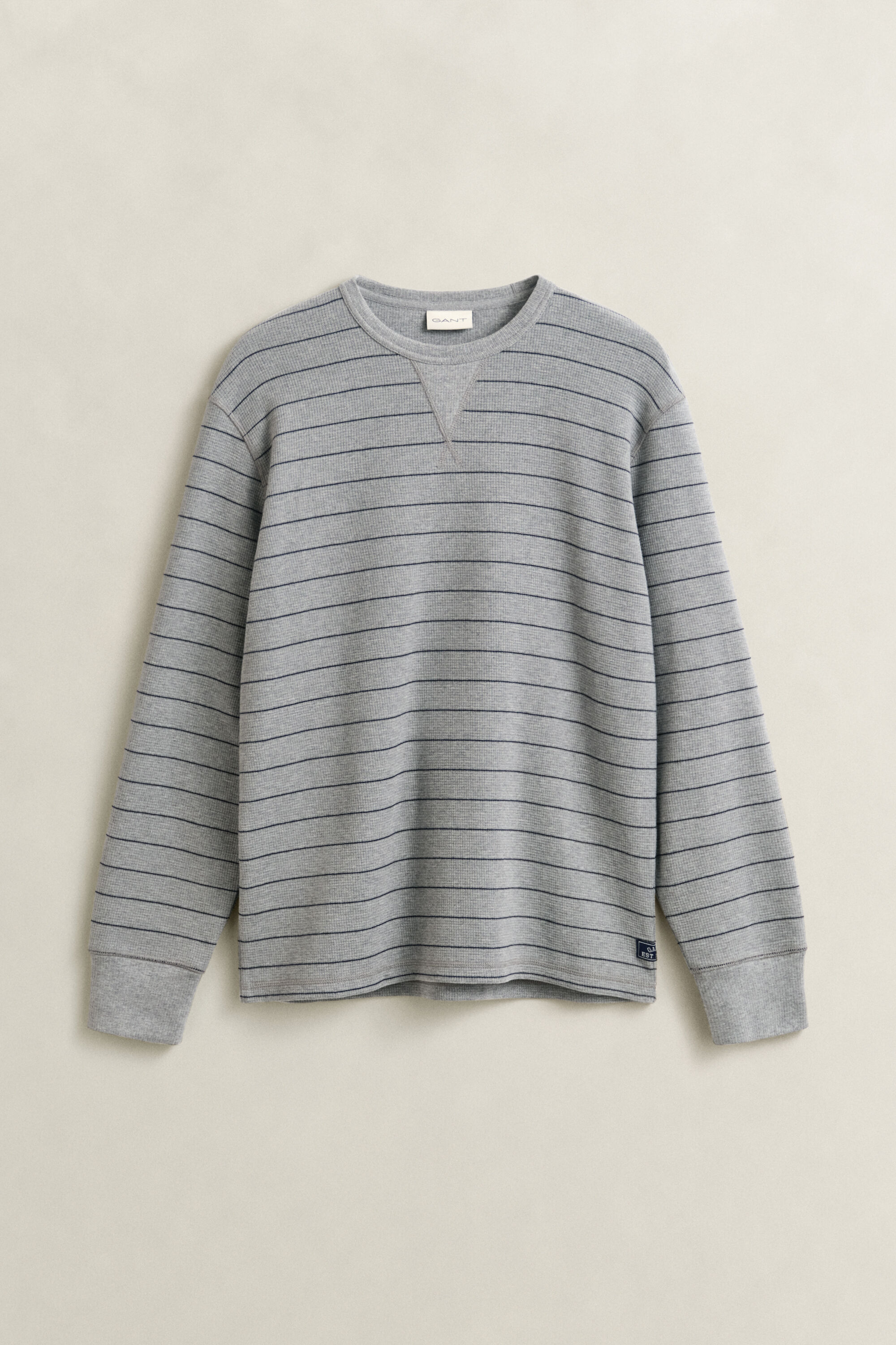 Sweatshirt às riscas Textured