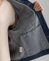 Casaco de ganga oversized