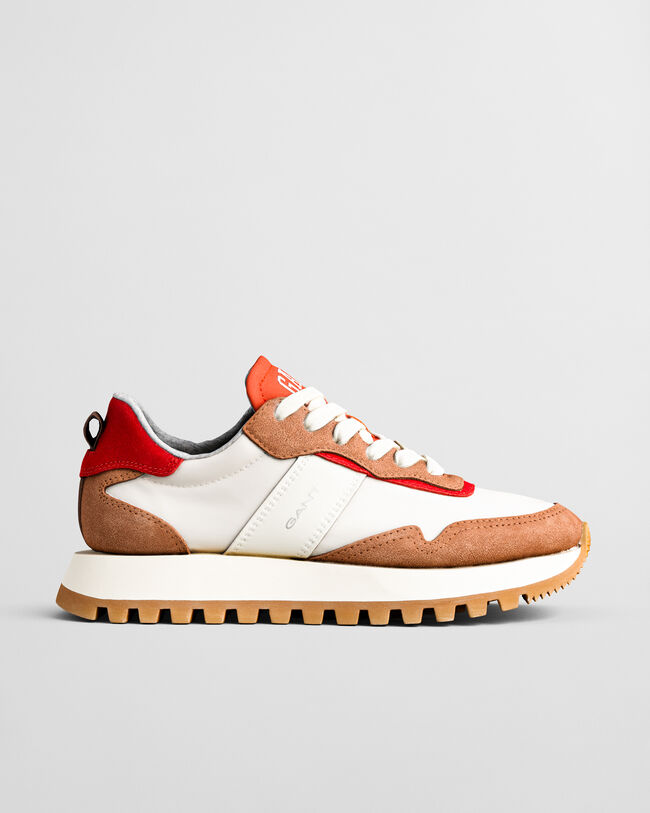 Ténis em nylon e camurça Caffay