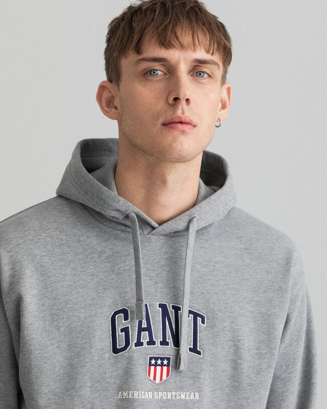 Sweatshirt com capuz Retro Shield