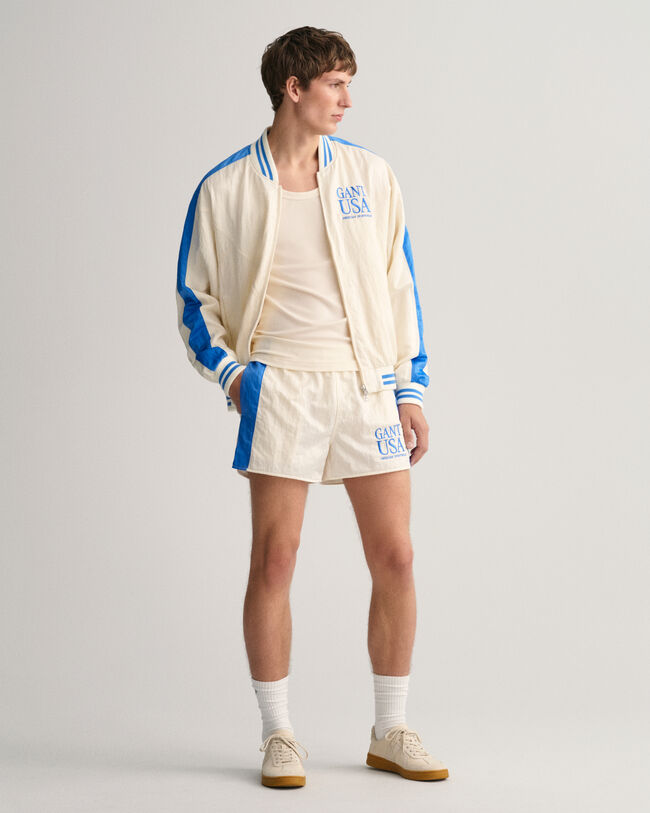 Calções de corrida em cetim