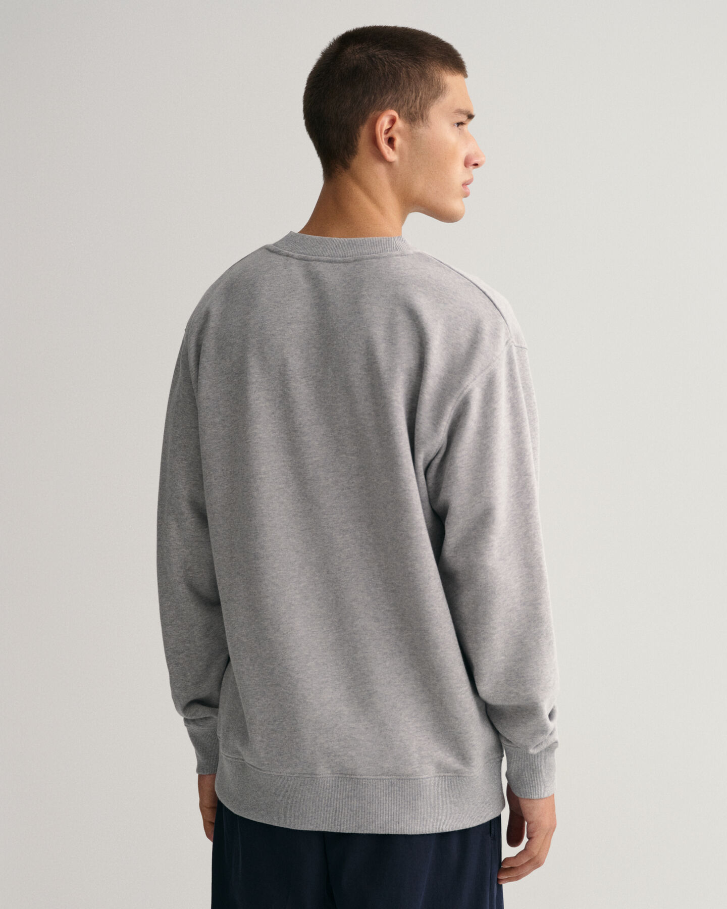 Sweatshirt com decote redondo Retro Crest