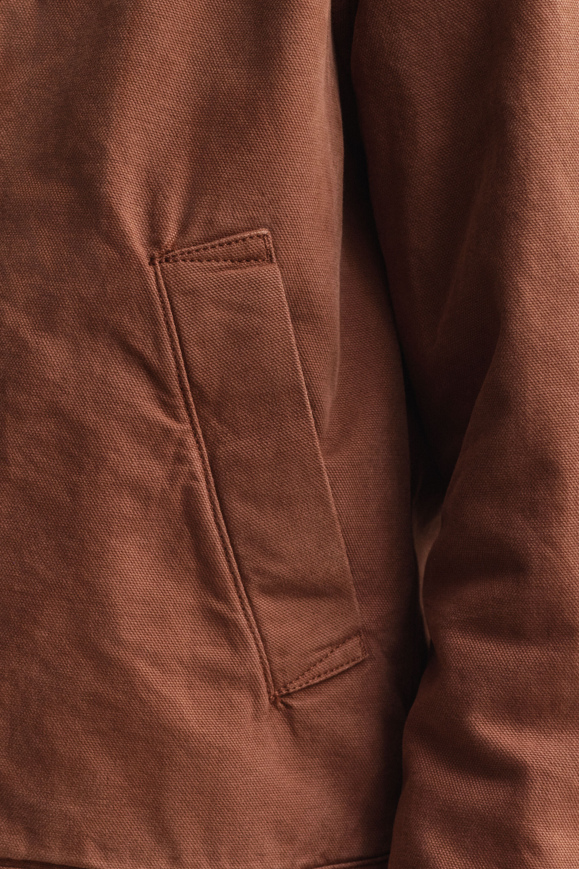 Casaco em lona de algodão