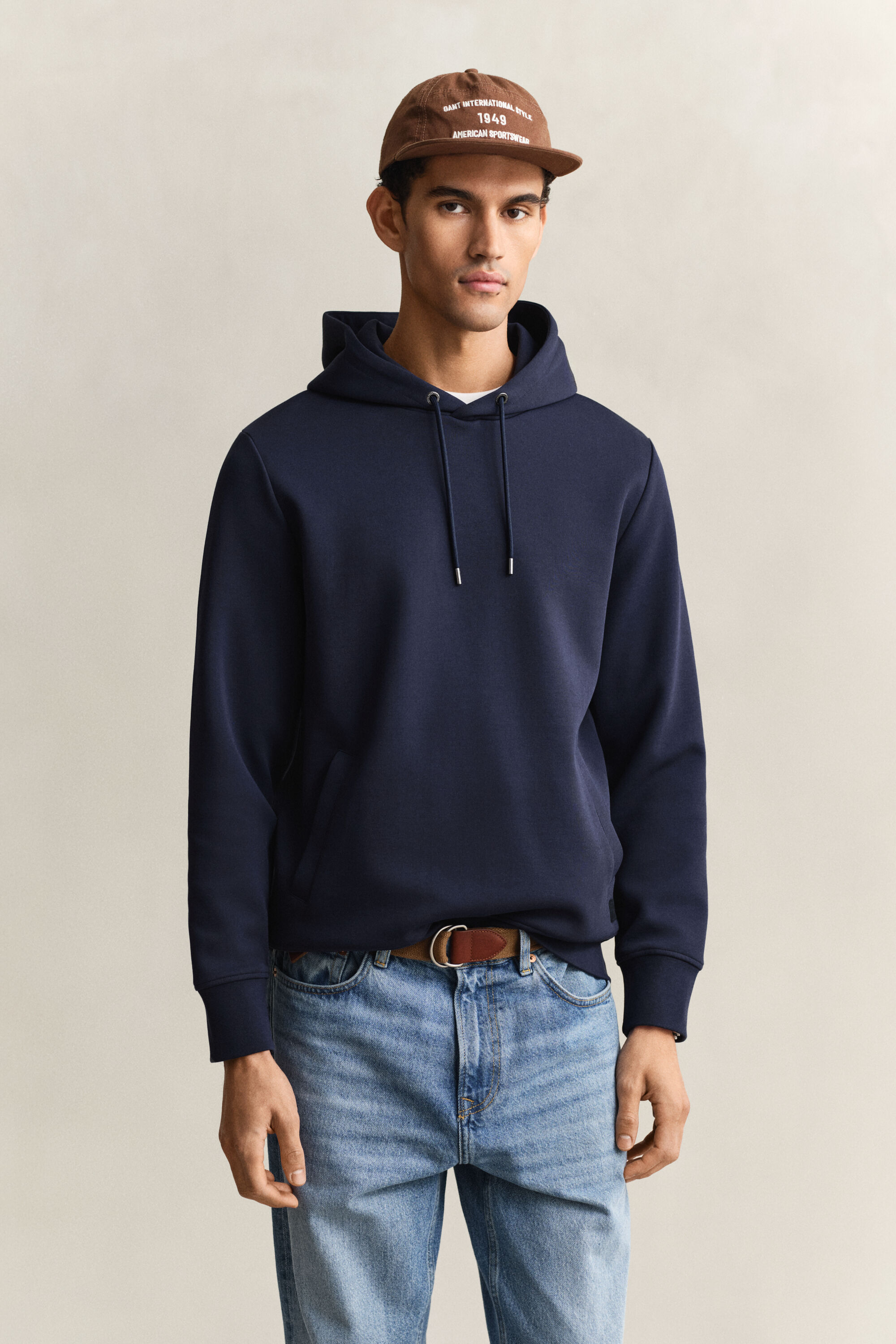 Sweatshirt com capuz Interlock