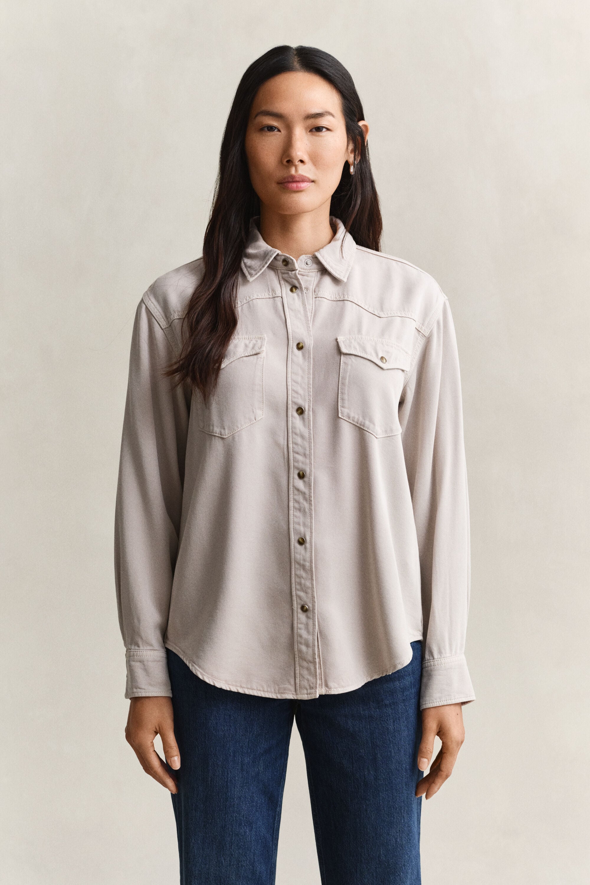 Camisa em sarja de ganga Ranger