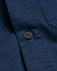 Pulover com decote redondo em malha entran&ccedil;ada de algod&atilde;o