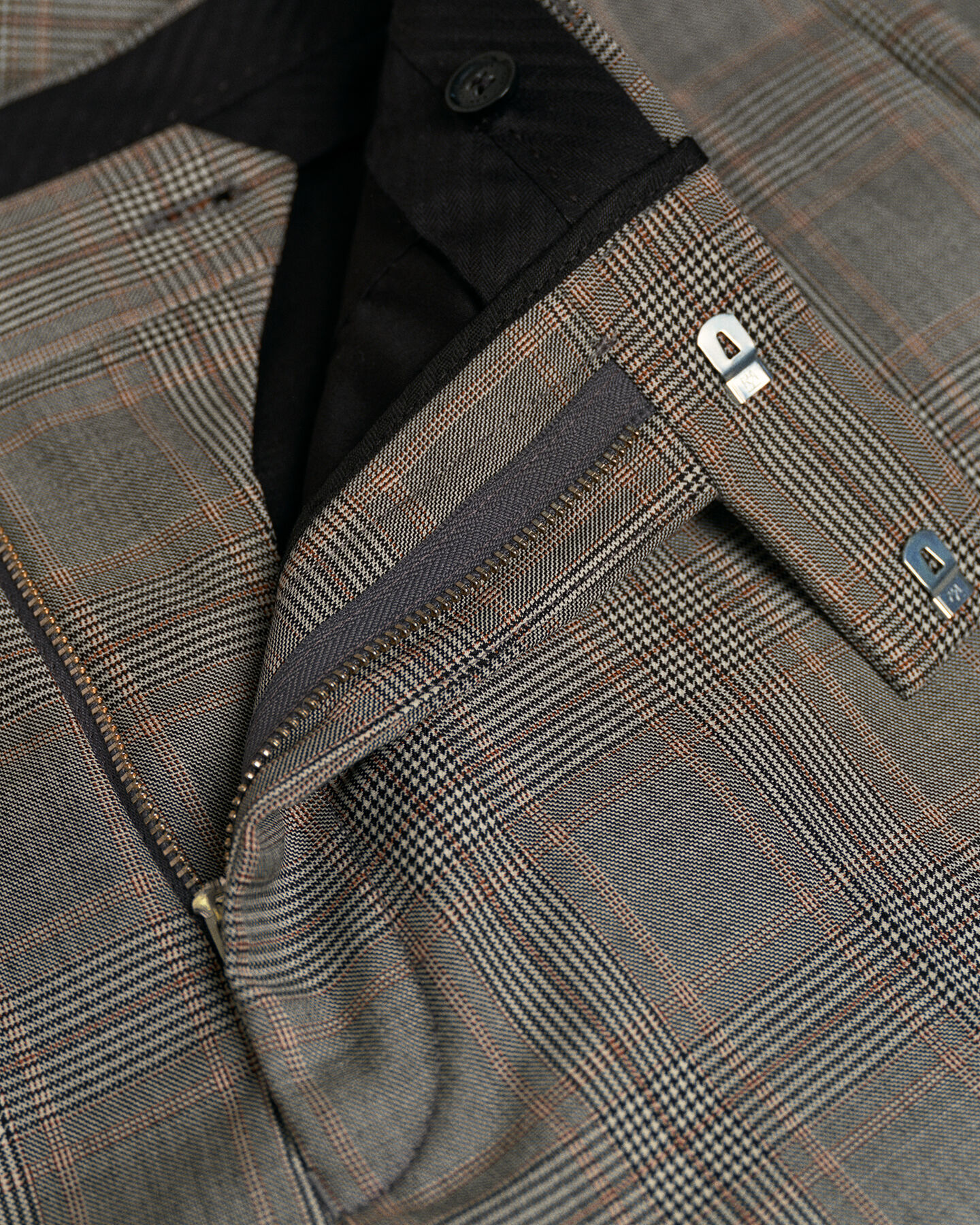 Calças de fato Glen Check