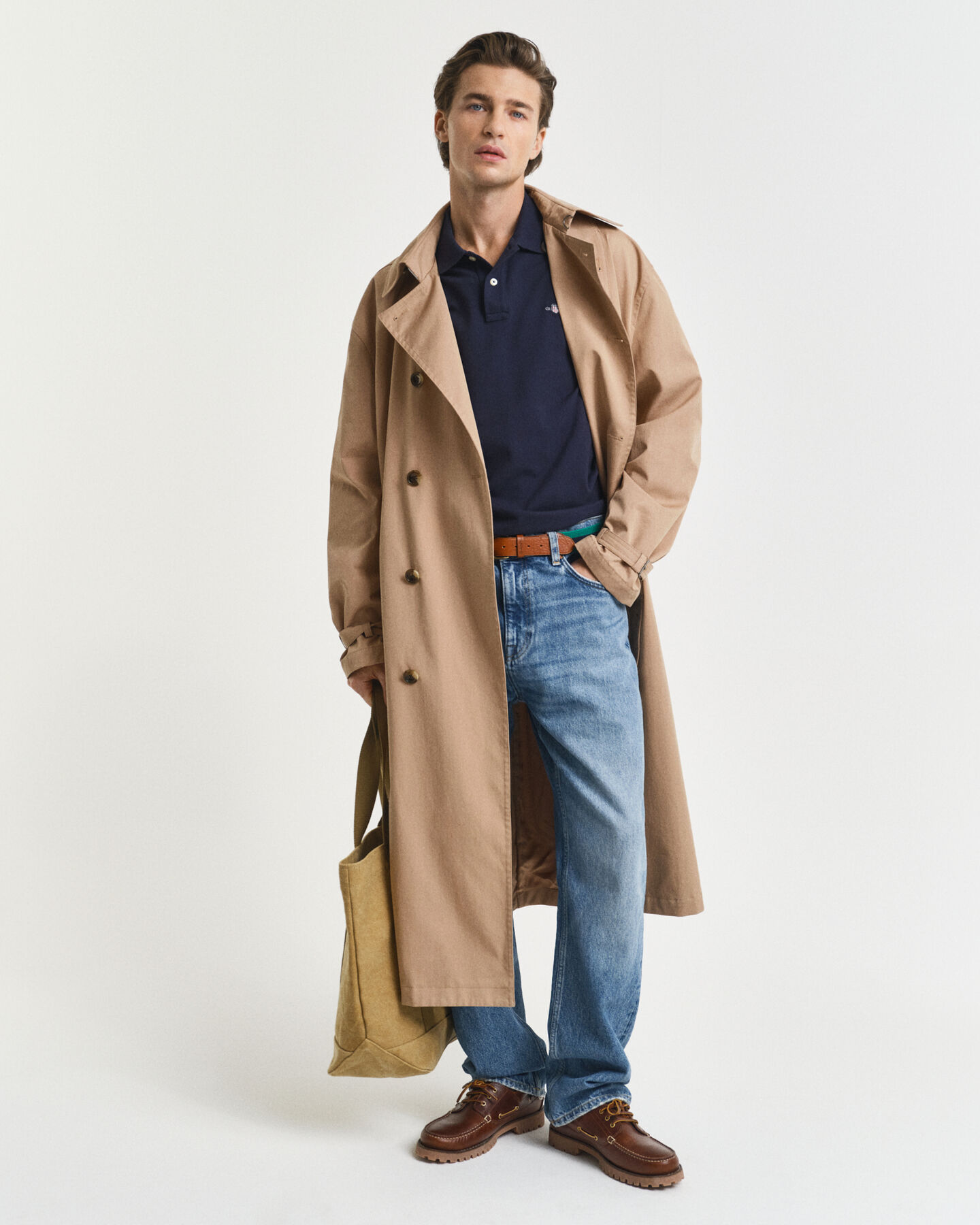 Polo em algodão piqué Shield slim fit