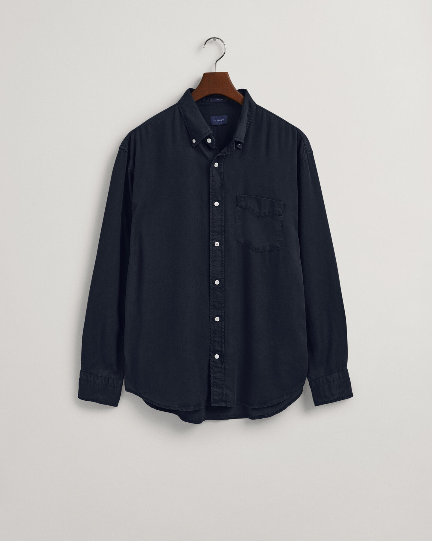 Camisa em liocel com tingimento relaxed fit