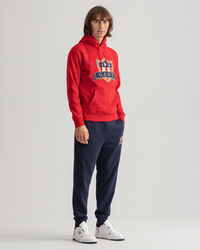 Camisola com capuz Banner Shield