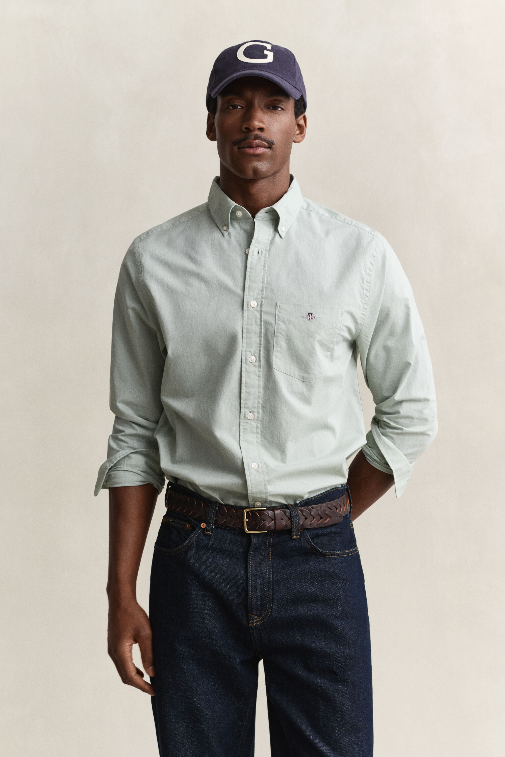 Camisa em popelina Classic regular fit