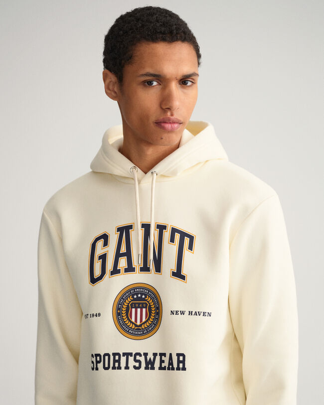 Sweatshirt com capuz Crest Shield