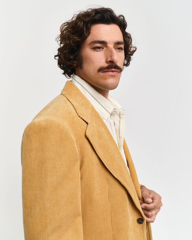 Blazer de bombazina regular fit