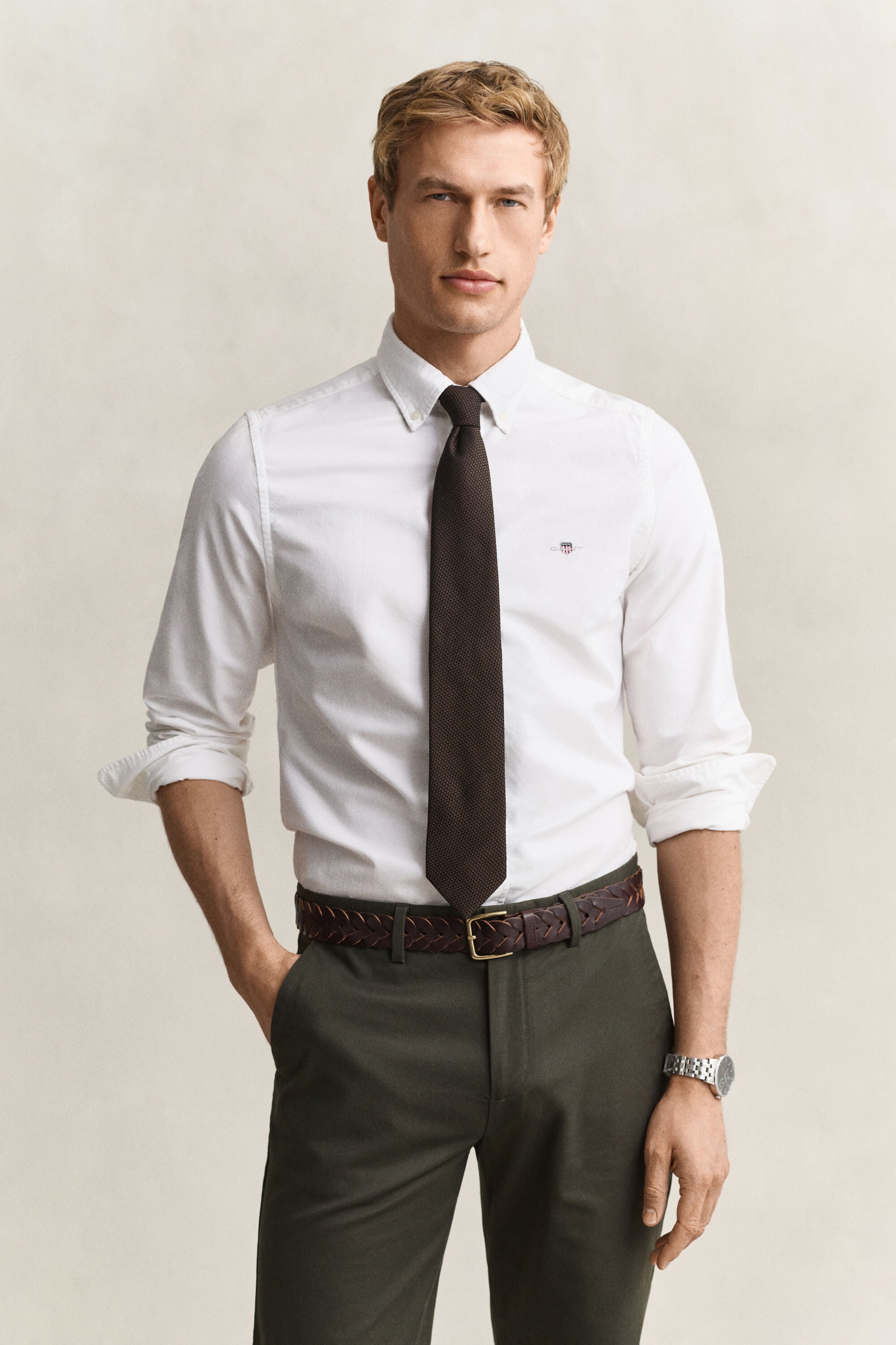 Camisa Oxford Classic slim fit