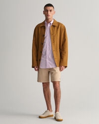 Camisa Oxford de manga curta regular fit