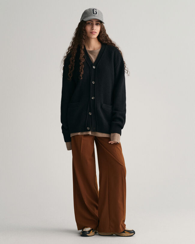 Casaco de malha em lã suave