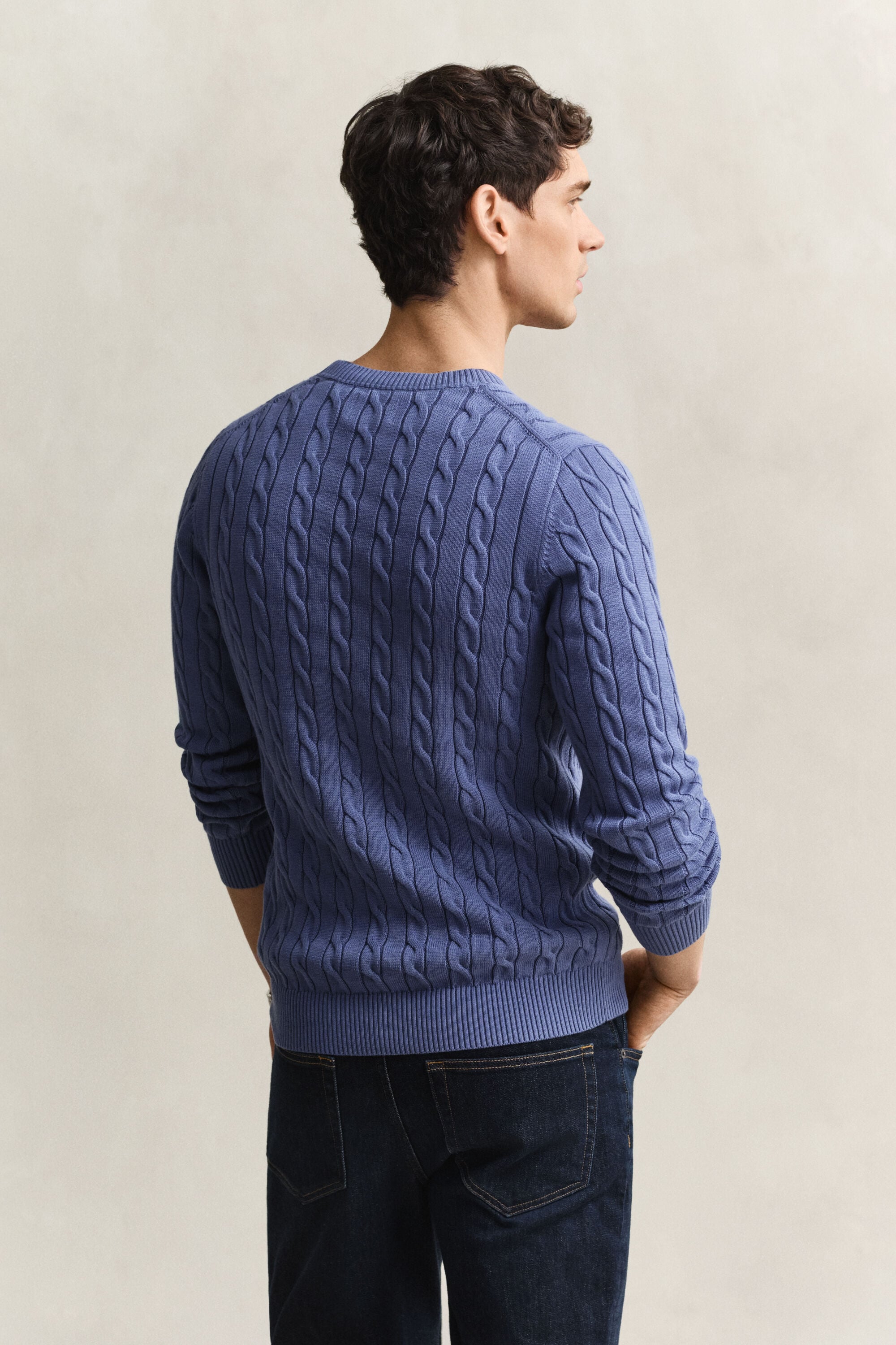 Camisola em malha entrançada Classic