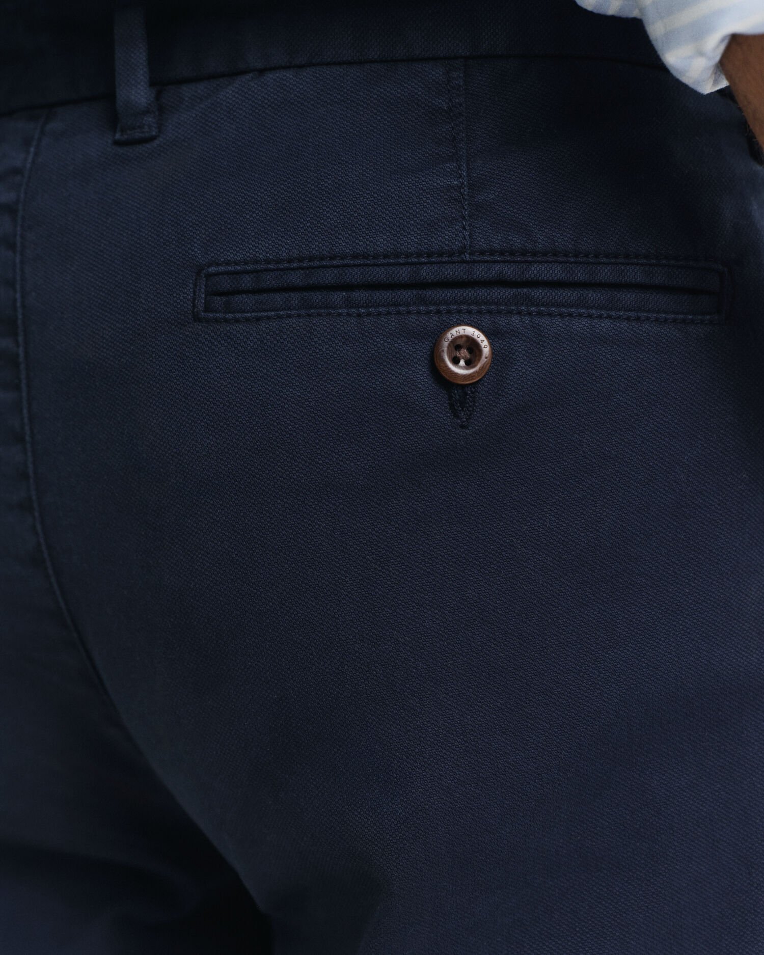 Calças chino Dobby Structured slim fit