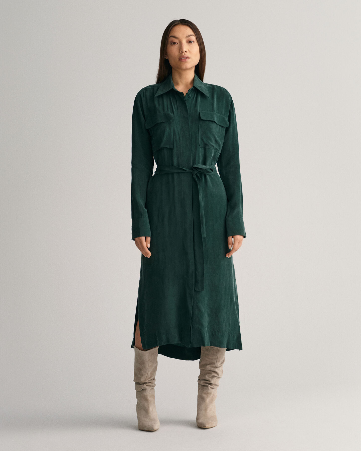 Vestido-camisa Utility relaxed fit