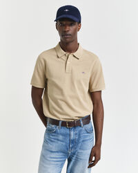 Polo em algodão piqué Shield regular fit