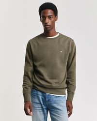 Sweatshirt com decote redondo Archive Shield bordada Seasonal Essential