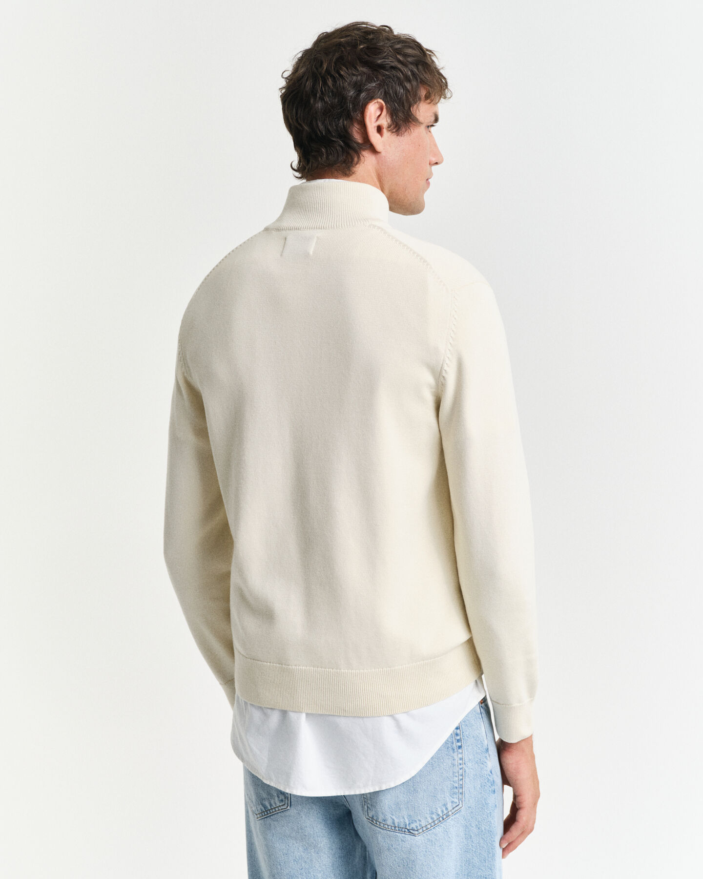 Camisola de malha com meio fecho de correr Nautical Flags