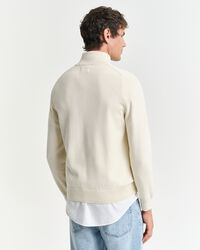 Camisola de malha com meio fecho de correr Nautical Flags