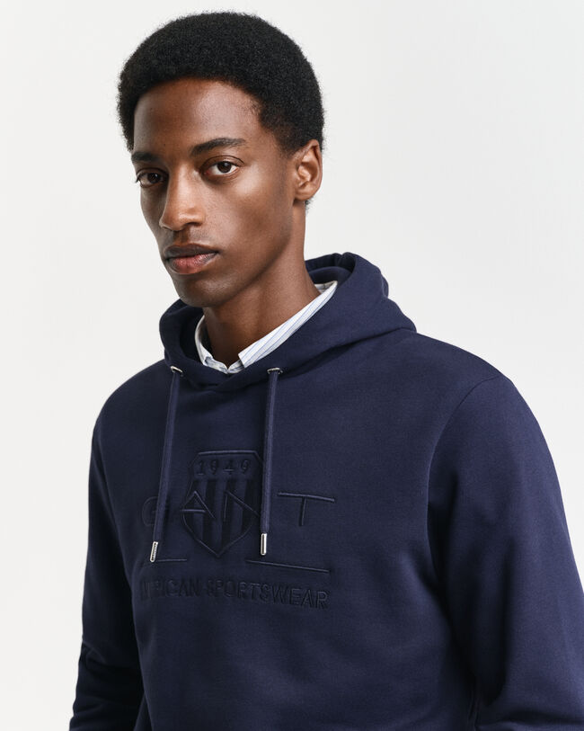 Sweatshirt com capuz Tonal Shield