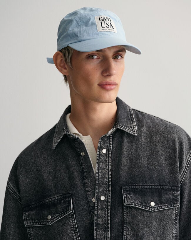 Camisa de ganga Heavy Washed oversized