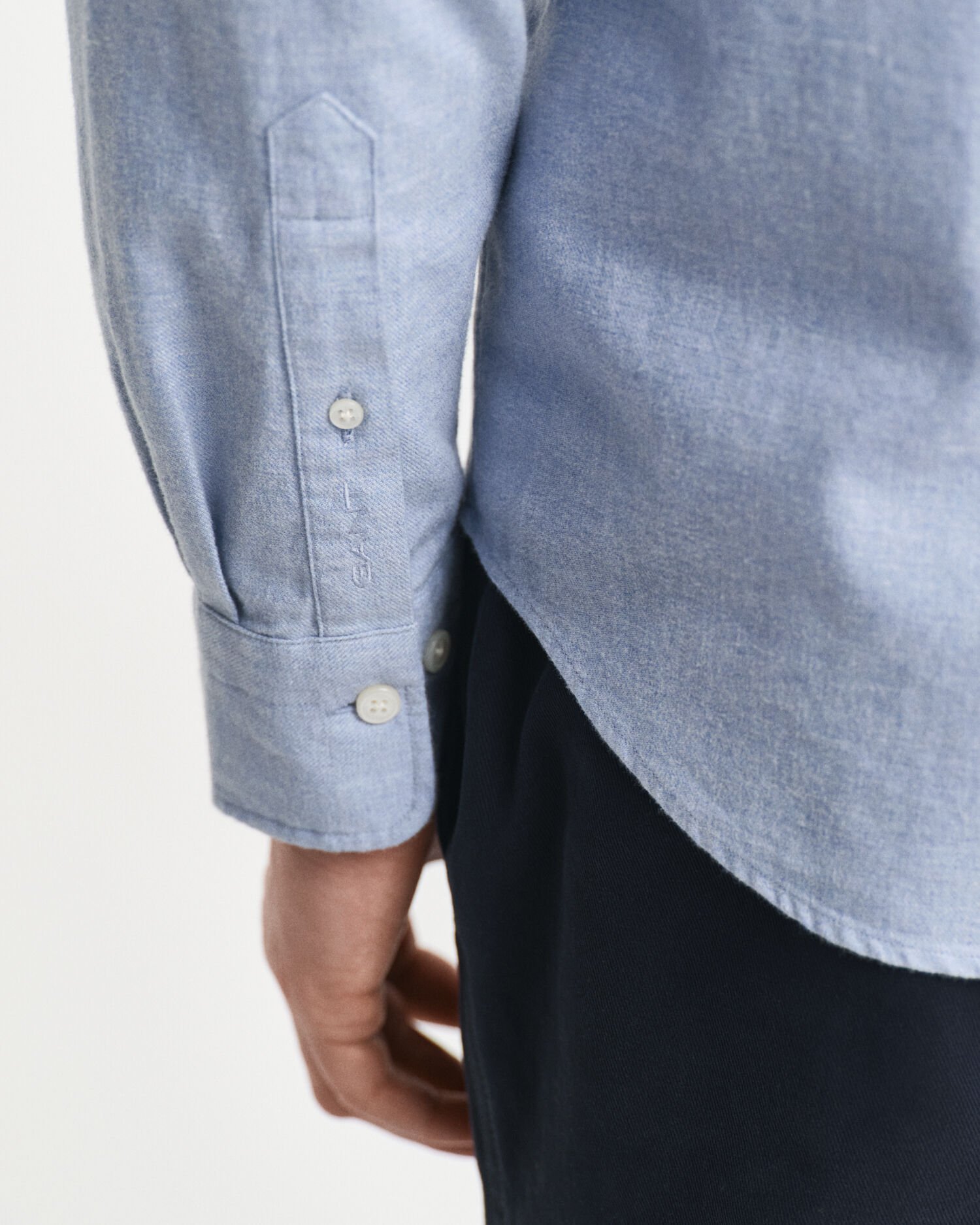 Camisa de flanela mesclada regular fit