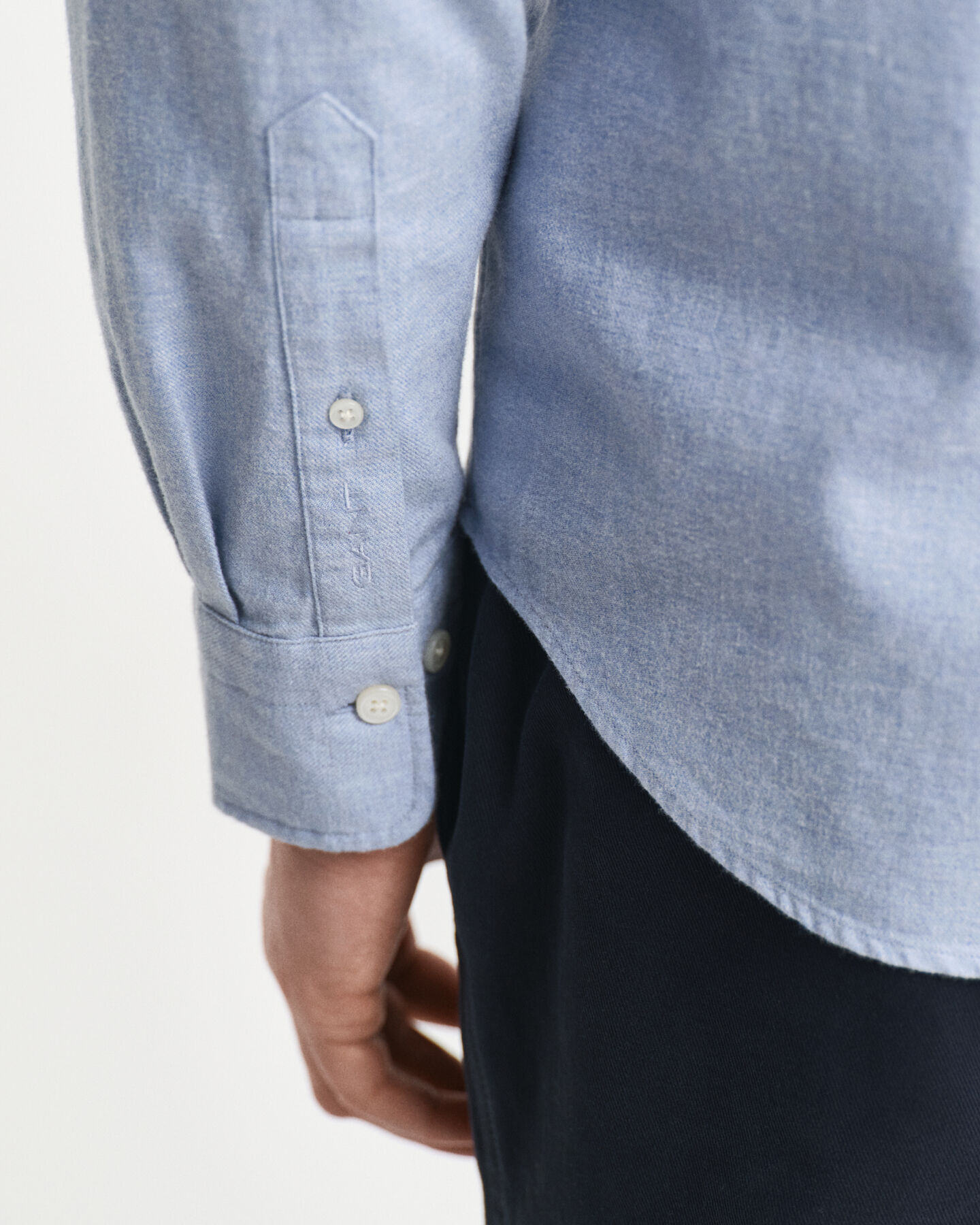 Camisa de flanela mesclada regular fit