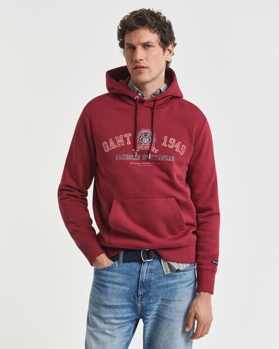 Sweatshirt com capuz Crest Graphic