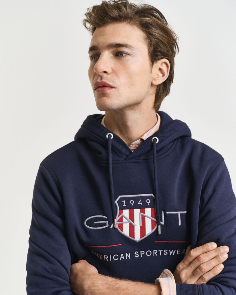 Sweatshirt com capuz Archive Shield