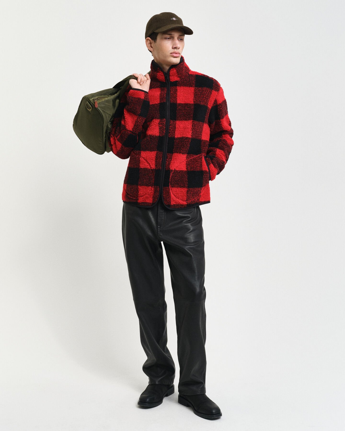 Polar com padrão de xadrez