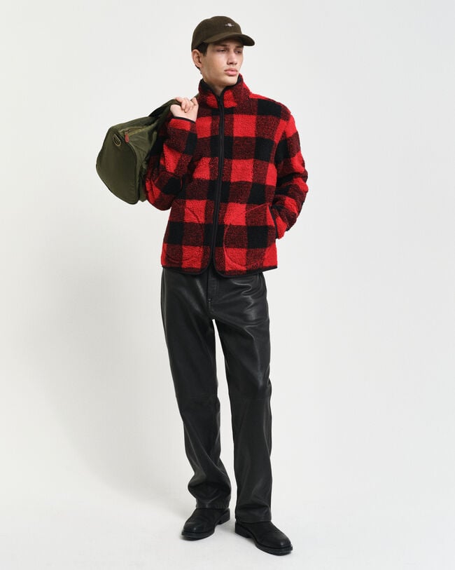 Polar com padrão de xadrez