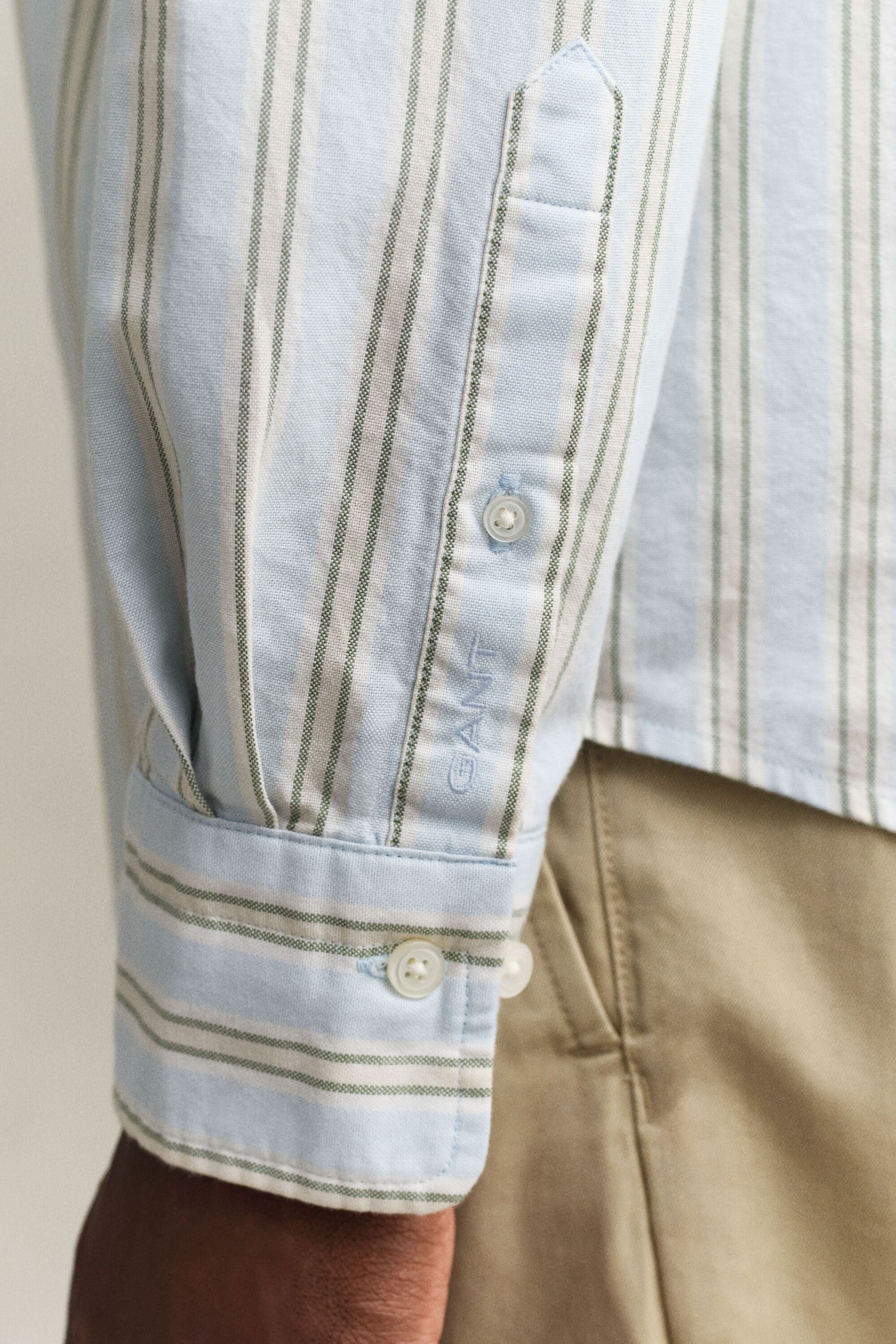 Camisa Oxford Archive às riscas