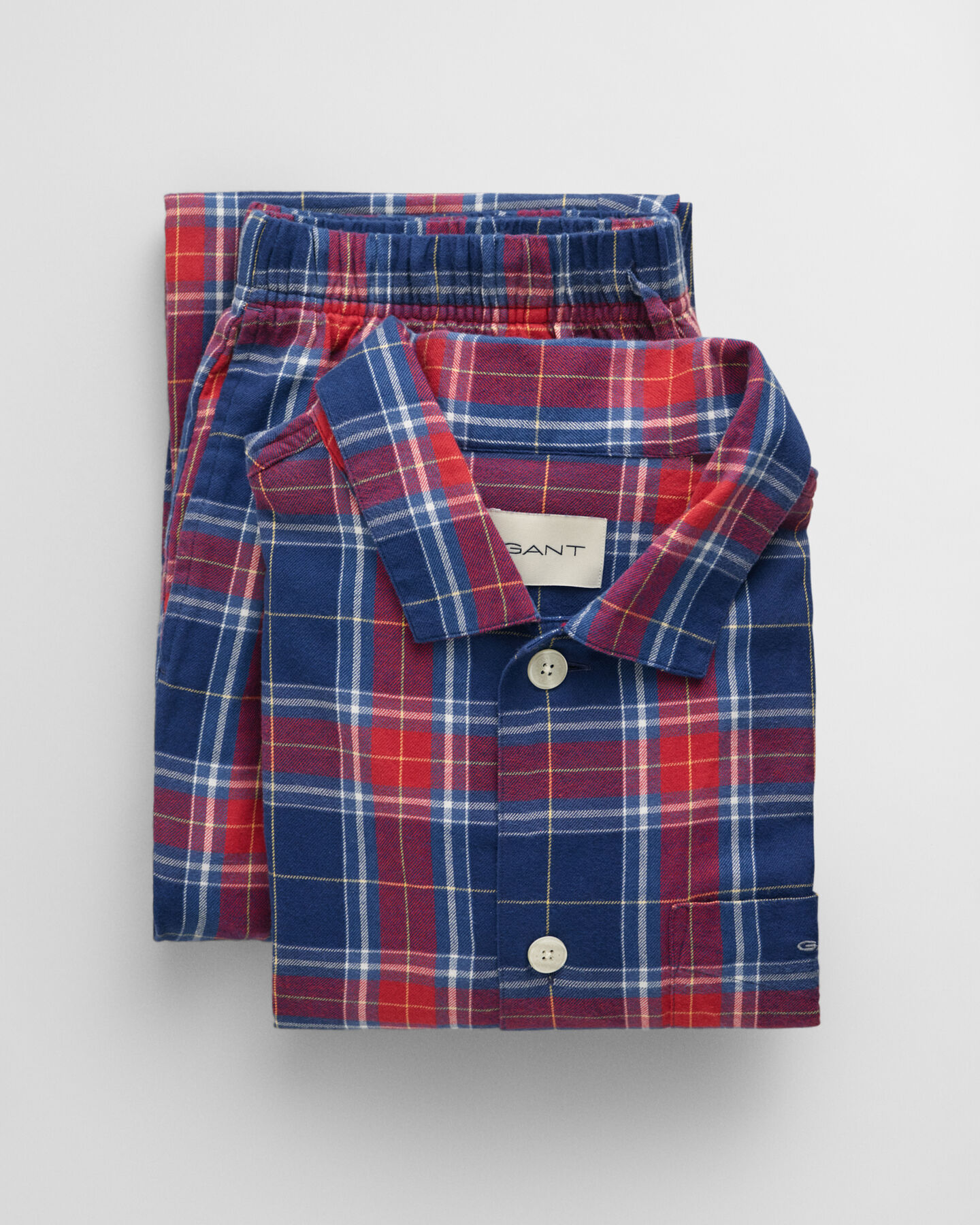 Caixa de presente com camisa e calças Pjde pijama em flanela