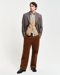 Colete em lã com botões