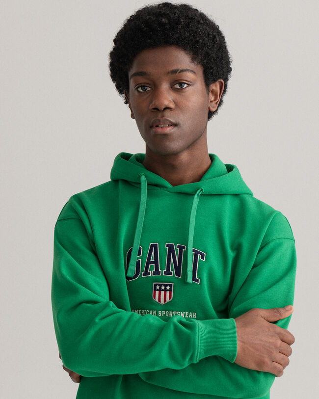 Sweatshirt com capuz Retro Shield