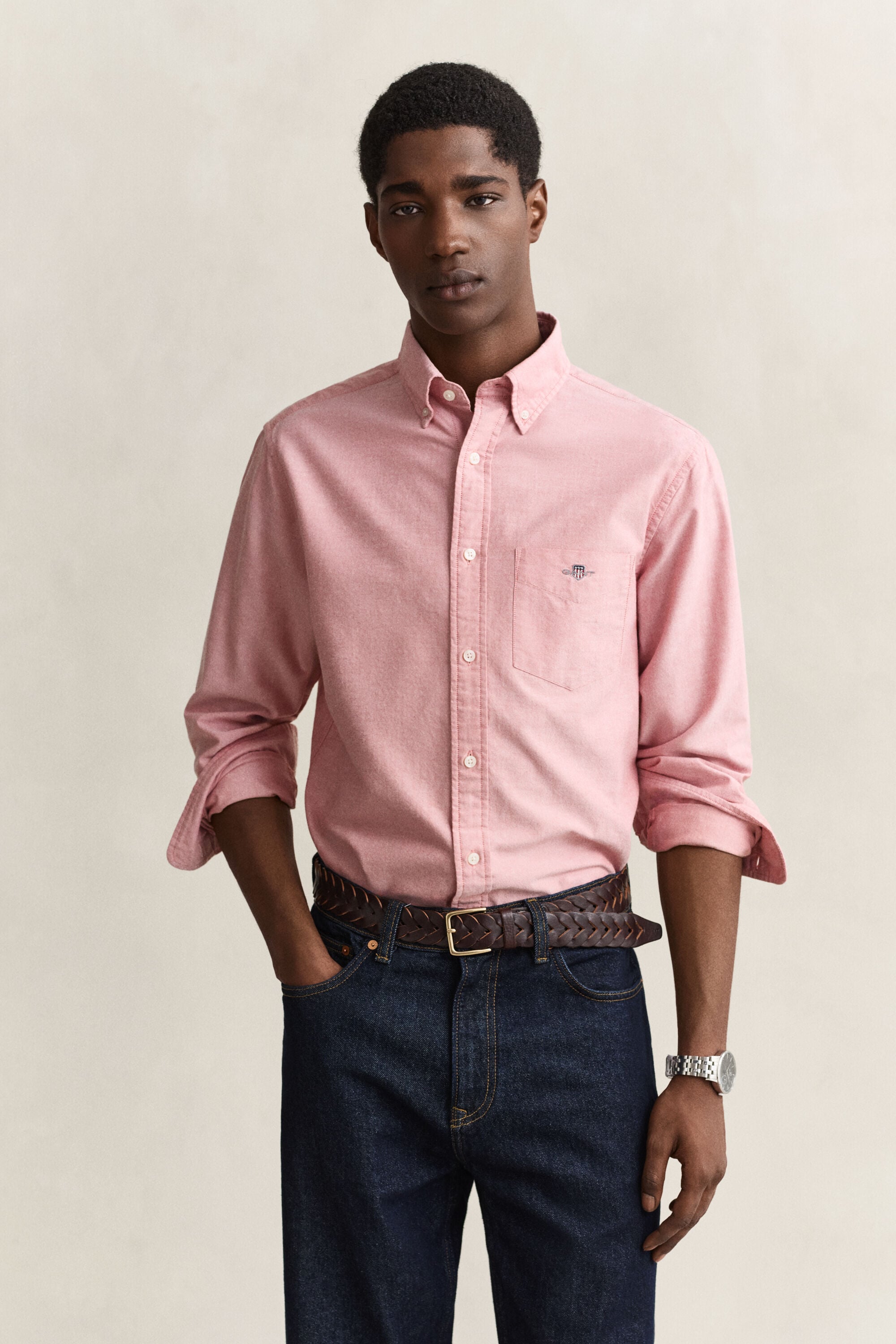 Camisa Oxford clássica regular fit