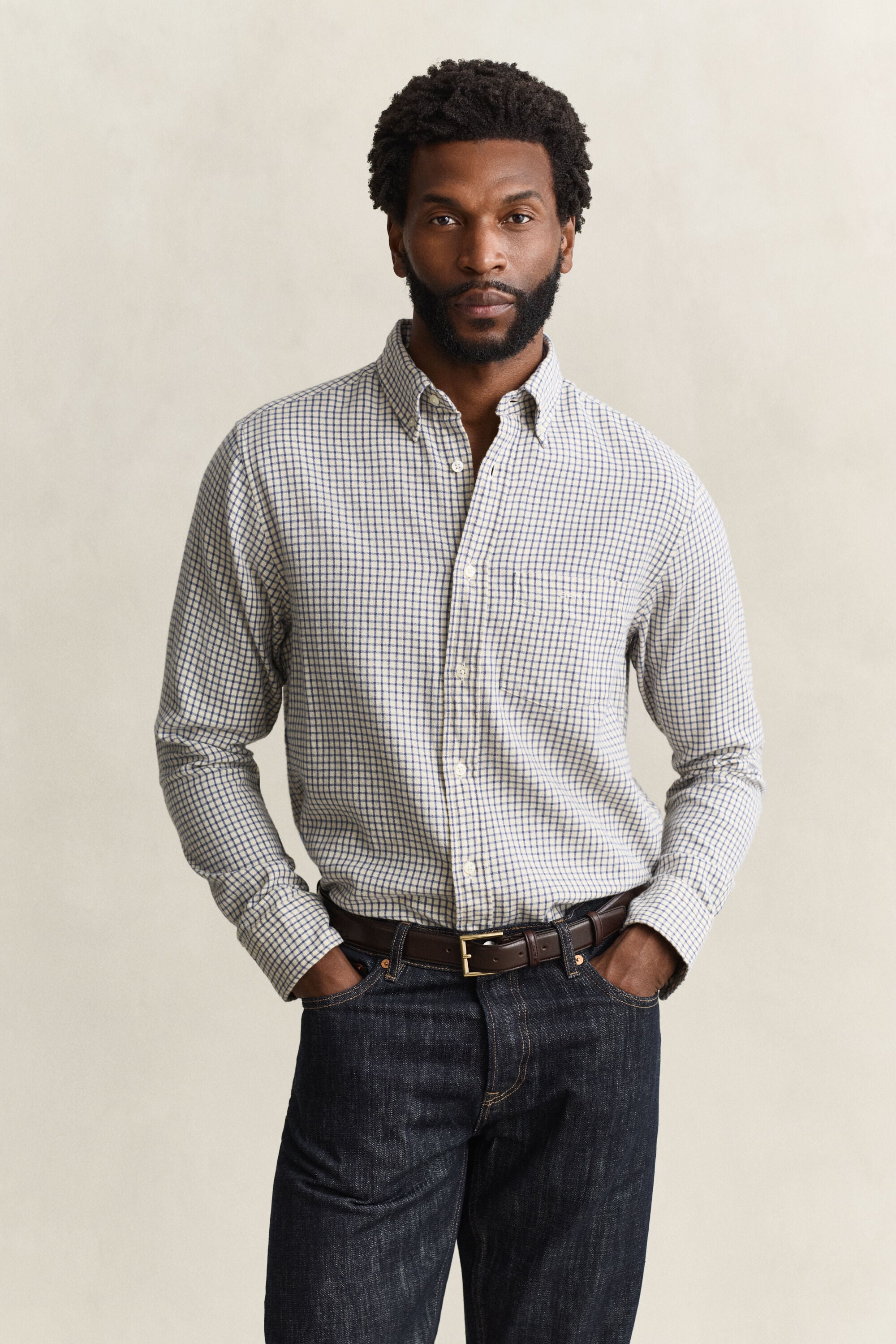 Camisa de flanela Windblown com padrão de xadrez