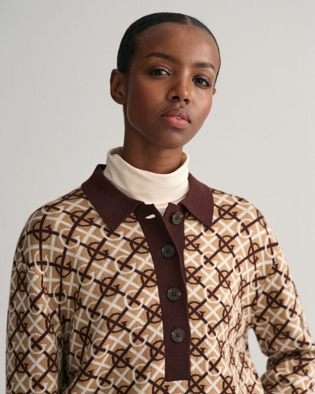 Pulover de malha Jacquard G Patterned