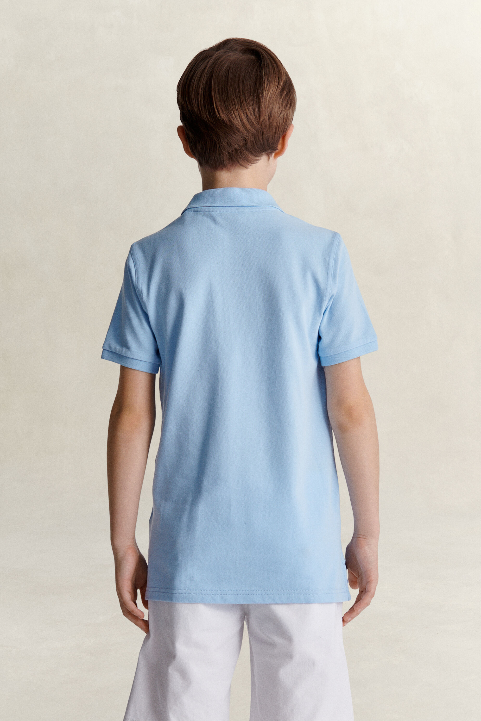 Camisola de malha tipo polo Shield Teen Boys