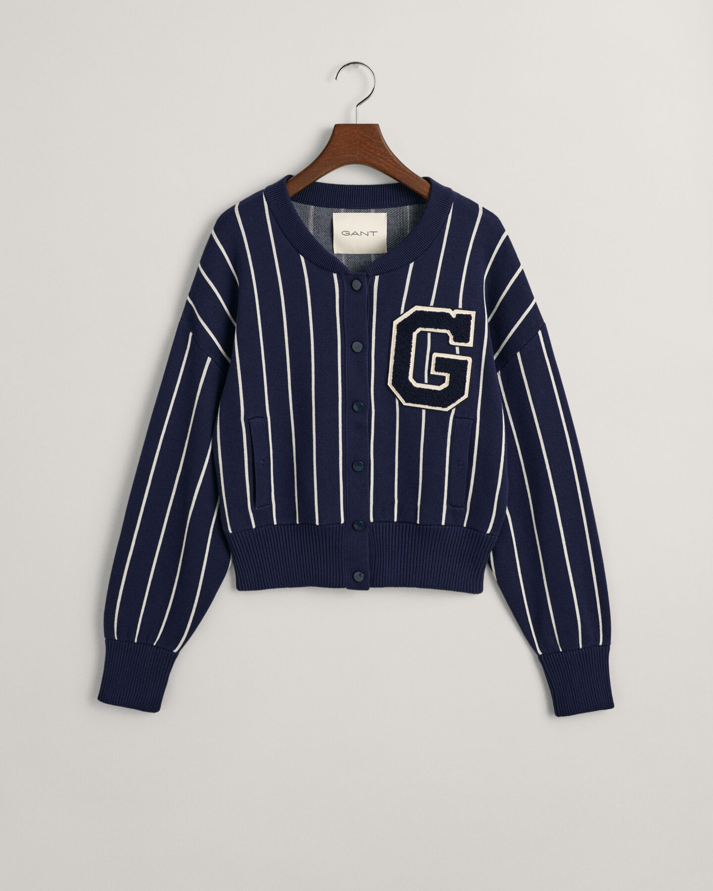 Casaco de malha bomber GANT Varsity
