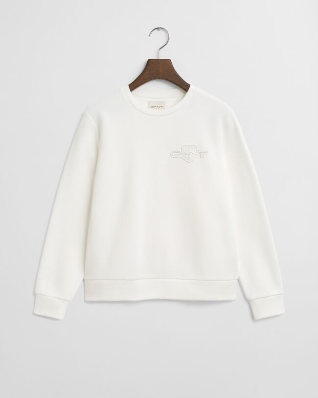 Sweatshirt com decote redondo Tonal Shield
