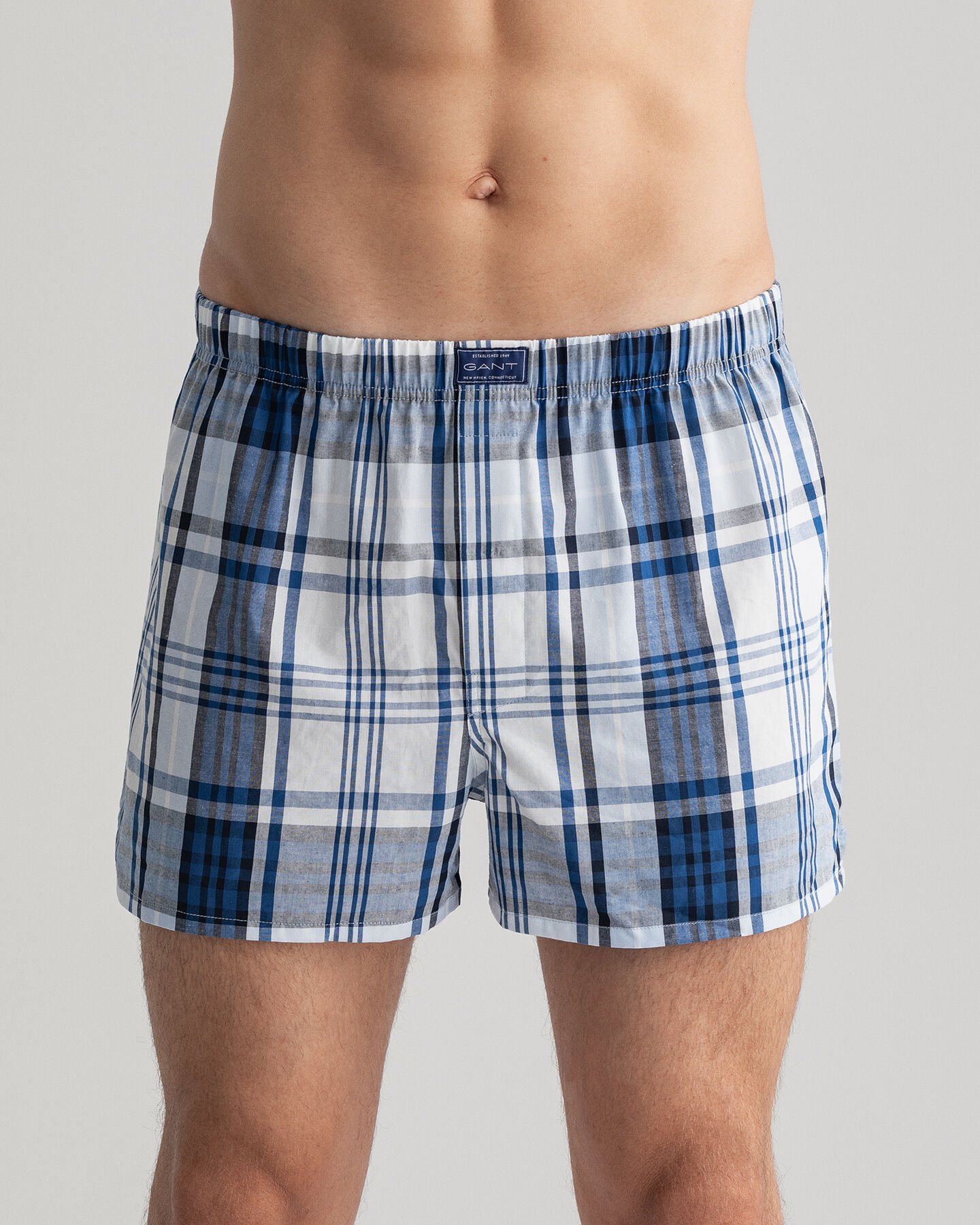 Pack de dois boxers Oxford & Check