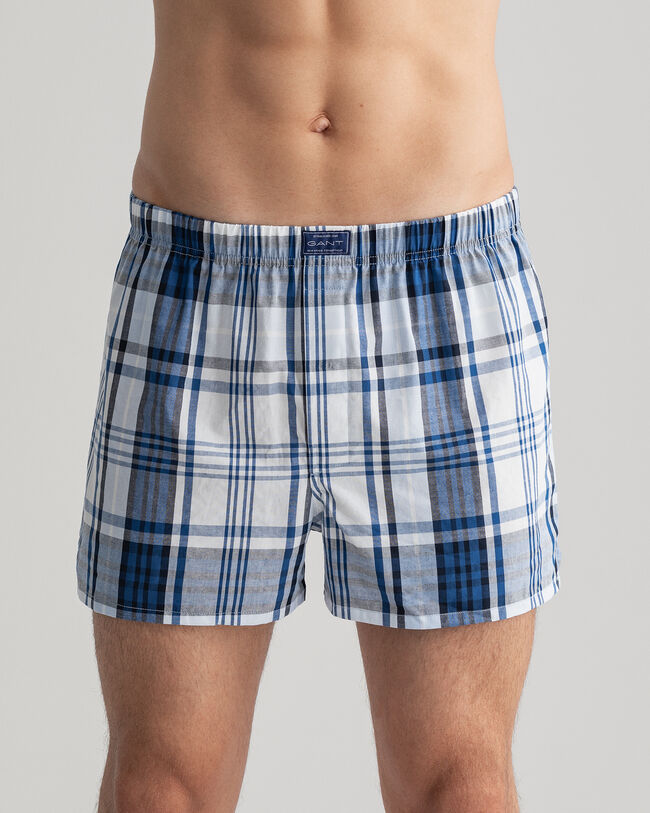 Pack de dois boxers Oxford & Check
